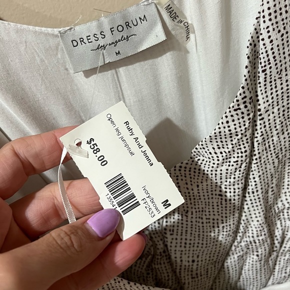 Dress Forum Open Leg Jumpsuit - Picture 4 of 4